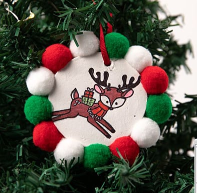 Sculpey Air-Dry™ Stamped Ornament