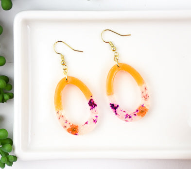 Liquid Sculpey® Dried Flower Earrings