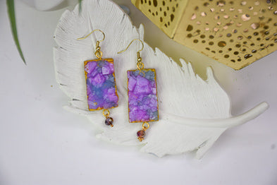 Liquid Sculpey® Faux Druzy Earrings