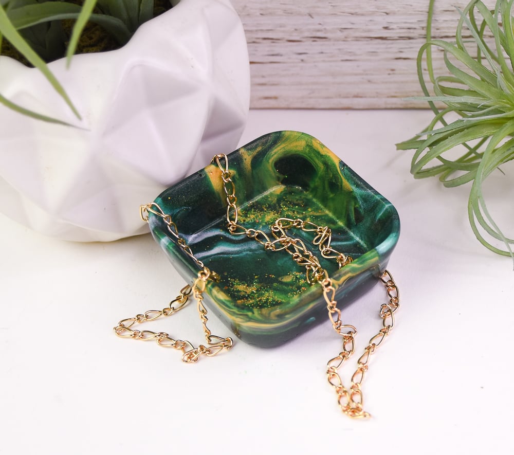 Liquid Sculpey® Emerald Trinket Dish