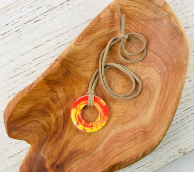 Liquid Sculpey® Hoop Pendant