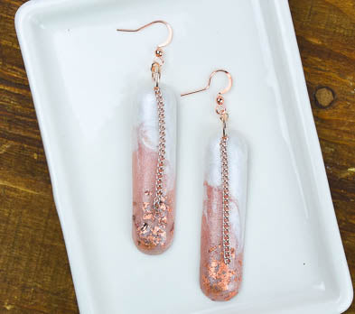 Liquid Sculpey® Rose Gold Pill Dangles