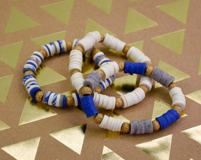 Sculpey Premo™ Stacked Heishi Bead Bracelet Set