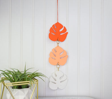 Sculpey Premo™ Monstera Wall Hanging