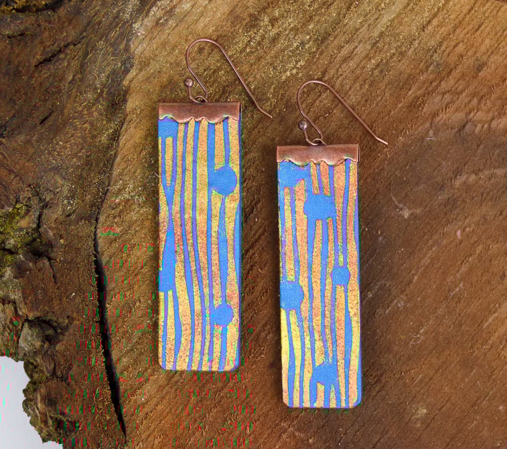 Sculpey Premo™ Stenciled Shoulder Duster Earrings