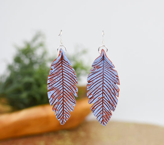 Final image for Sculpey Air-Dry™ Light As Air Feather Earrings