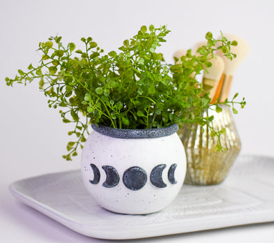 Sculpey Air-Dry™ Moon Phases Planter