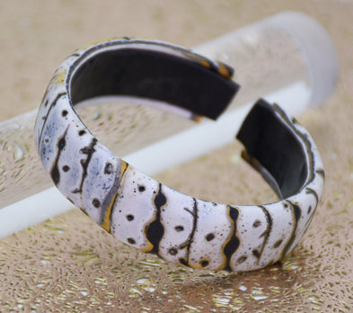 Sculpey Premo™ + Sculpey Souffle™ Mokume Gane Bangle