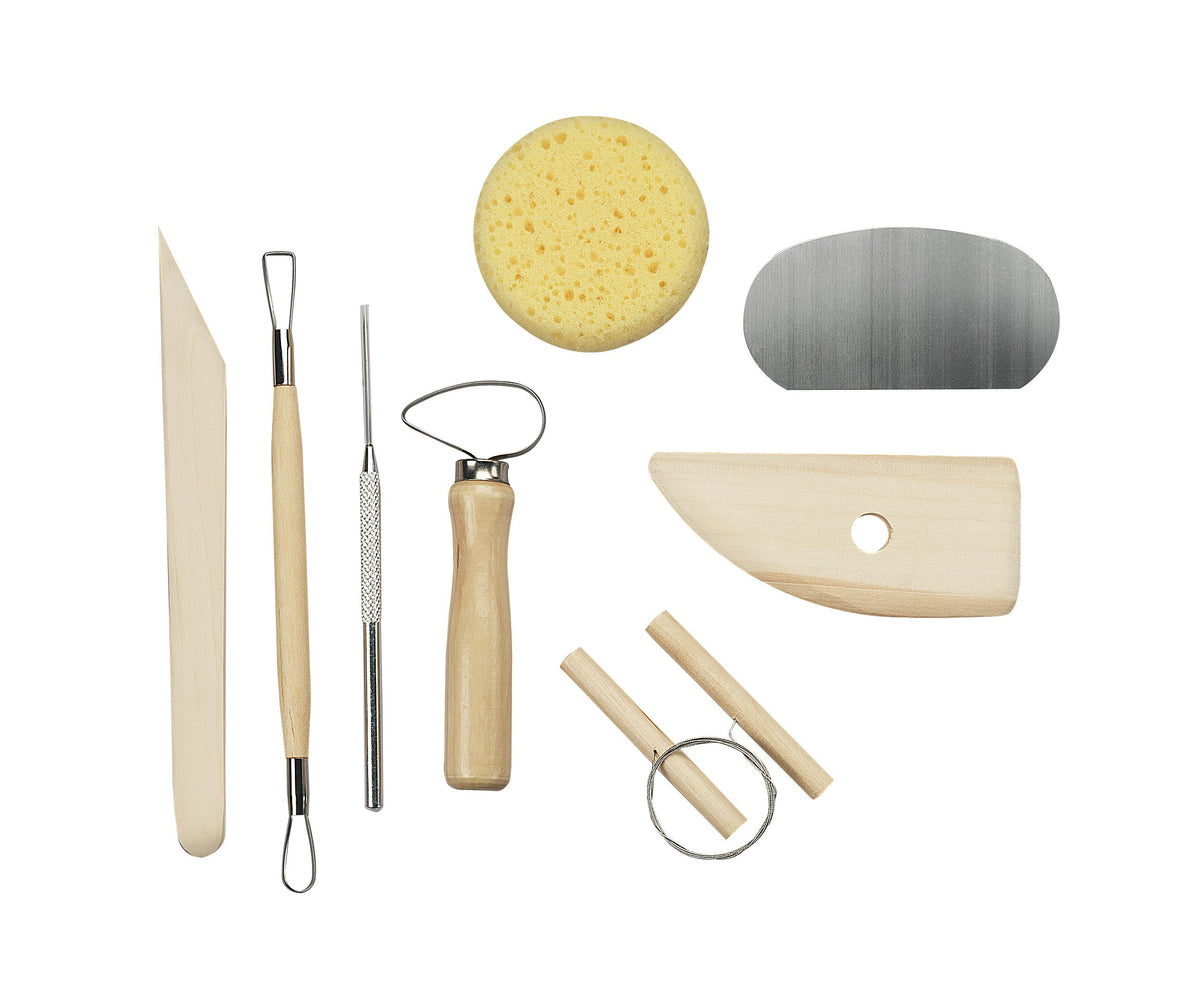 Potter's Select Jumbo Ribbon Sculpting Tool Set | BLICK Art Materials Potter's Select Jumbo Ribbon Sculpting Tool Set | BLICK Art Materials