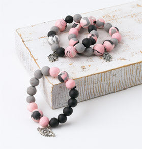 Sculpey Soufflé™ Stack of Beaded Bracelets