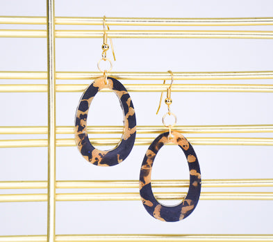Liquid Sculpey® Faux Tortoiseshell Earrings
