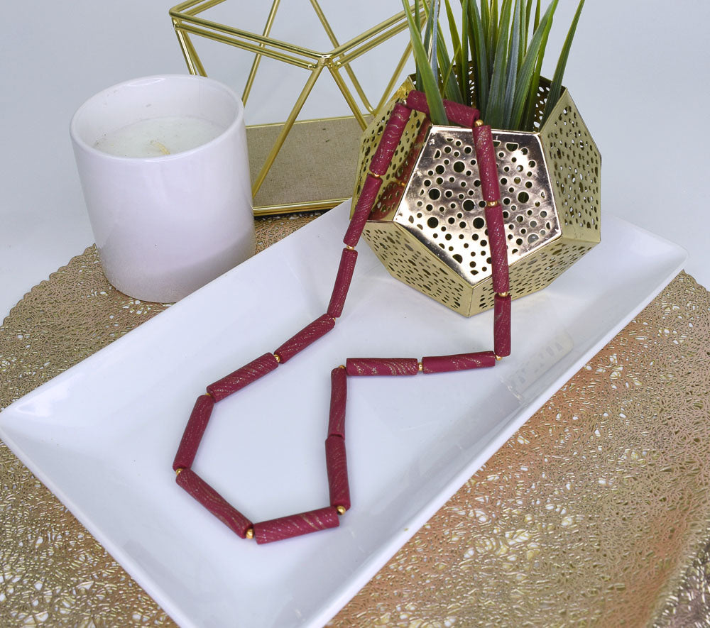 Sculpey Soufflé™ Tube Bead Necklace