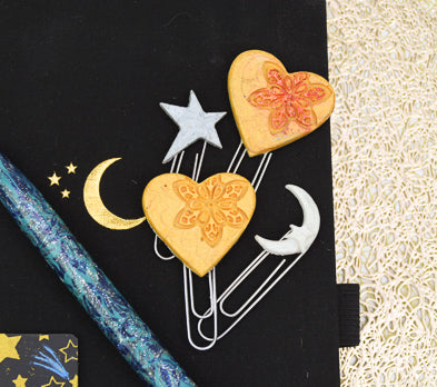 Liquid Sculpey® Celestial Paper Clip Toppers