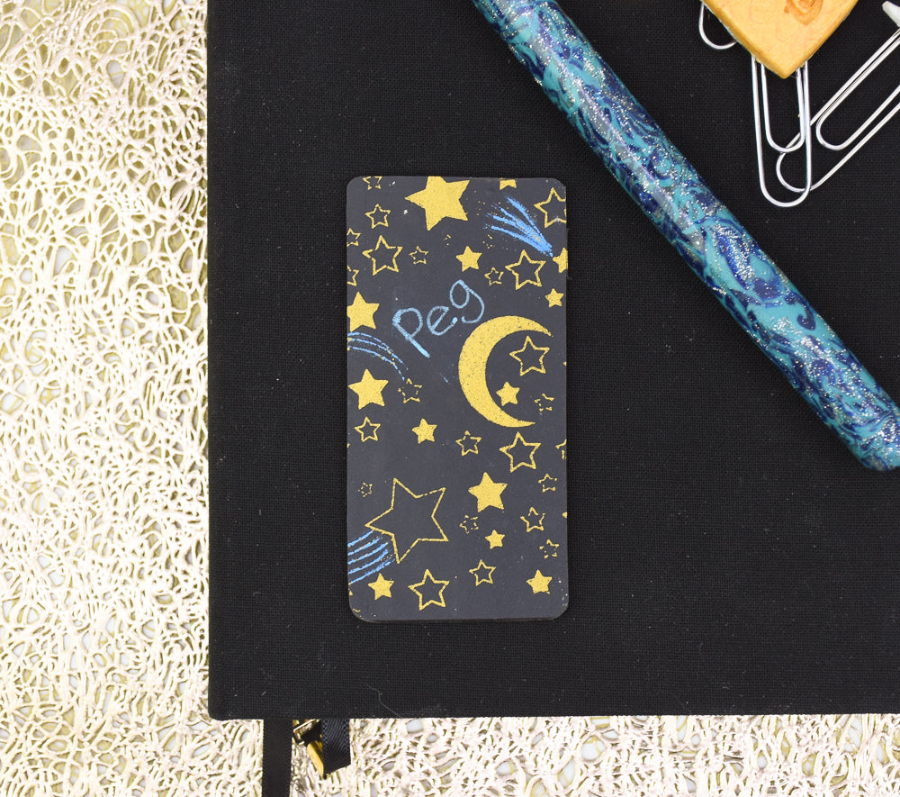 Sculpey Soufflé™ Silkscreened Journal Nameplate