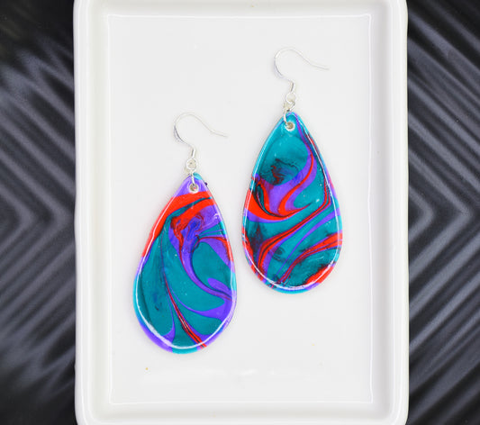 final image for Sculpey Soufflé™ Marble Magic Earrings