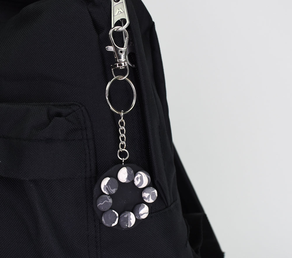 Final image for Sculpey Bake Shop® Moon Phases Keychain