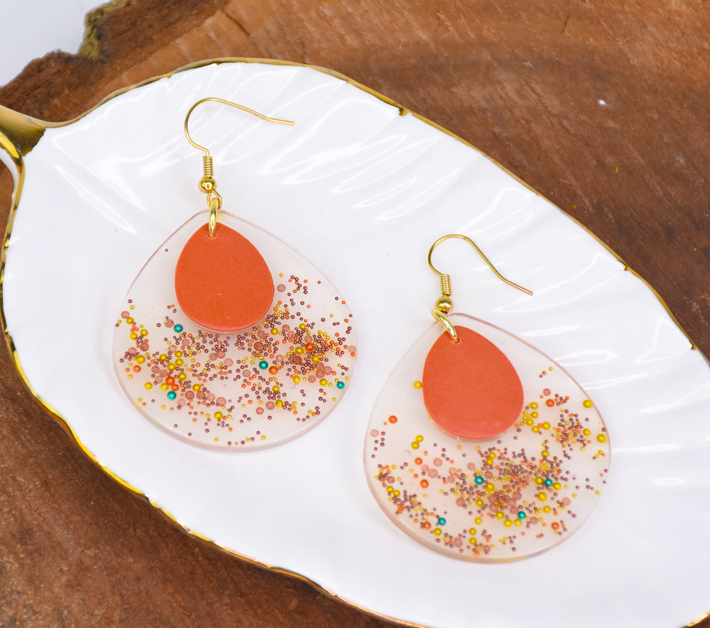 Liquid Sculpey® and Sculpey Soufflé™ Geo Earrings