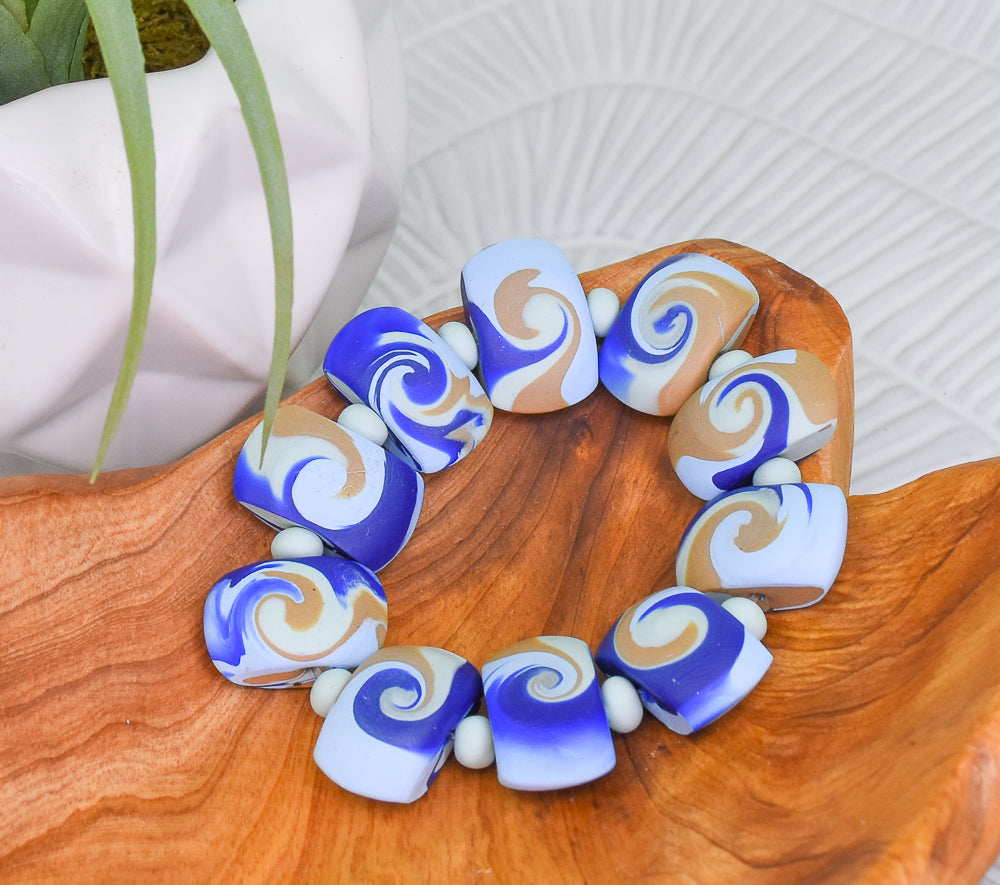 Sculpey Premo™ and Sculpey Soufflé™ Lentil Bead Bracelet