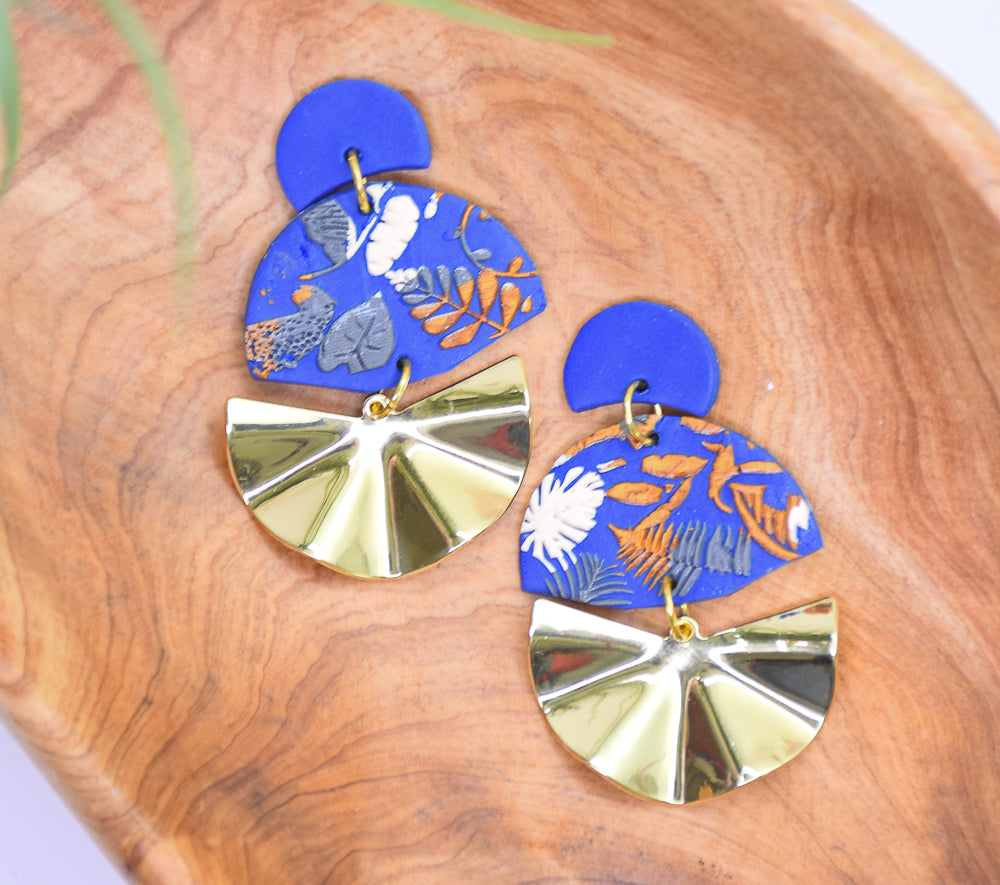 final image for Sculpey Soufflé™ Sutton Slice Mixed Media Earrings
