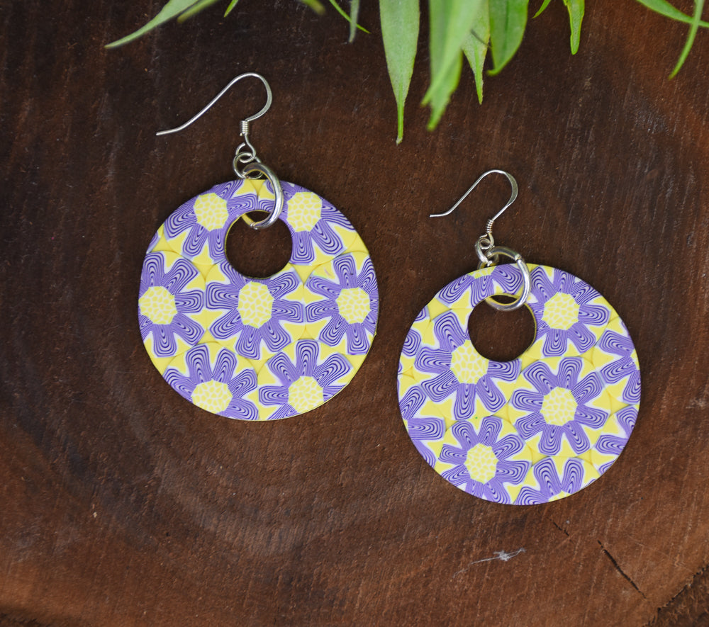Sculpey Premo™ Flower Cane Earrings