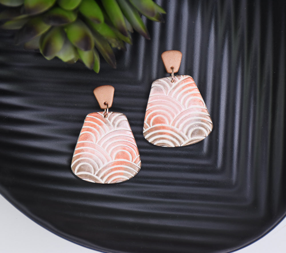 Final image for Sculpey Soufflé™ Textured Earrings
