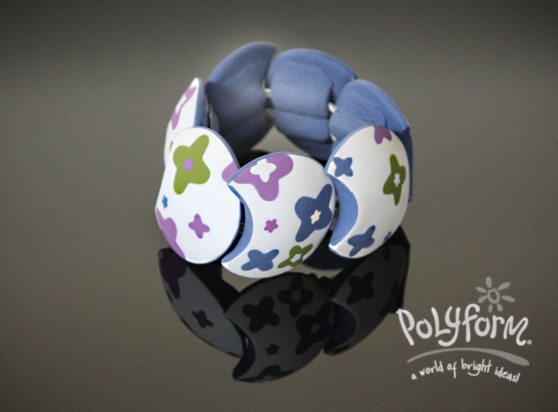 Premo! White Half Moon Bracelet