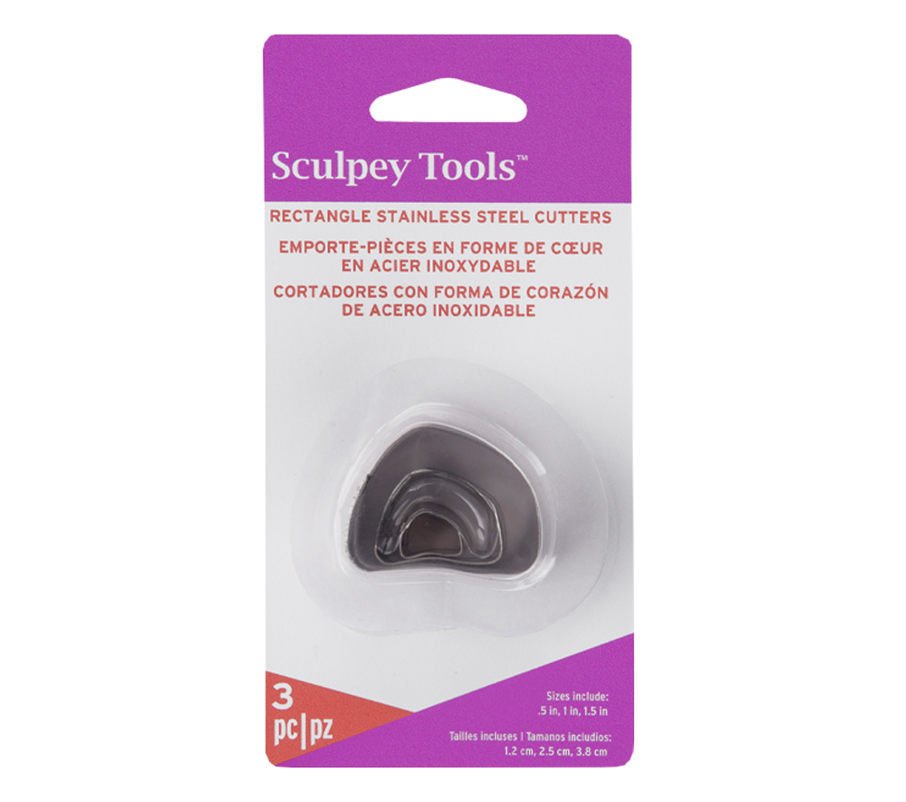 Sculpey Tools™ Cutters: Irregular Rectangle, 3 pc