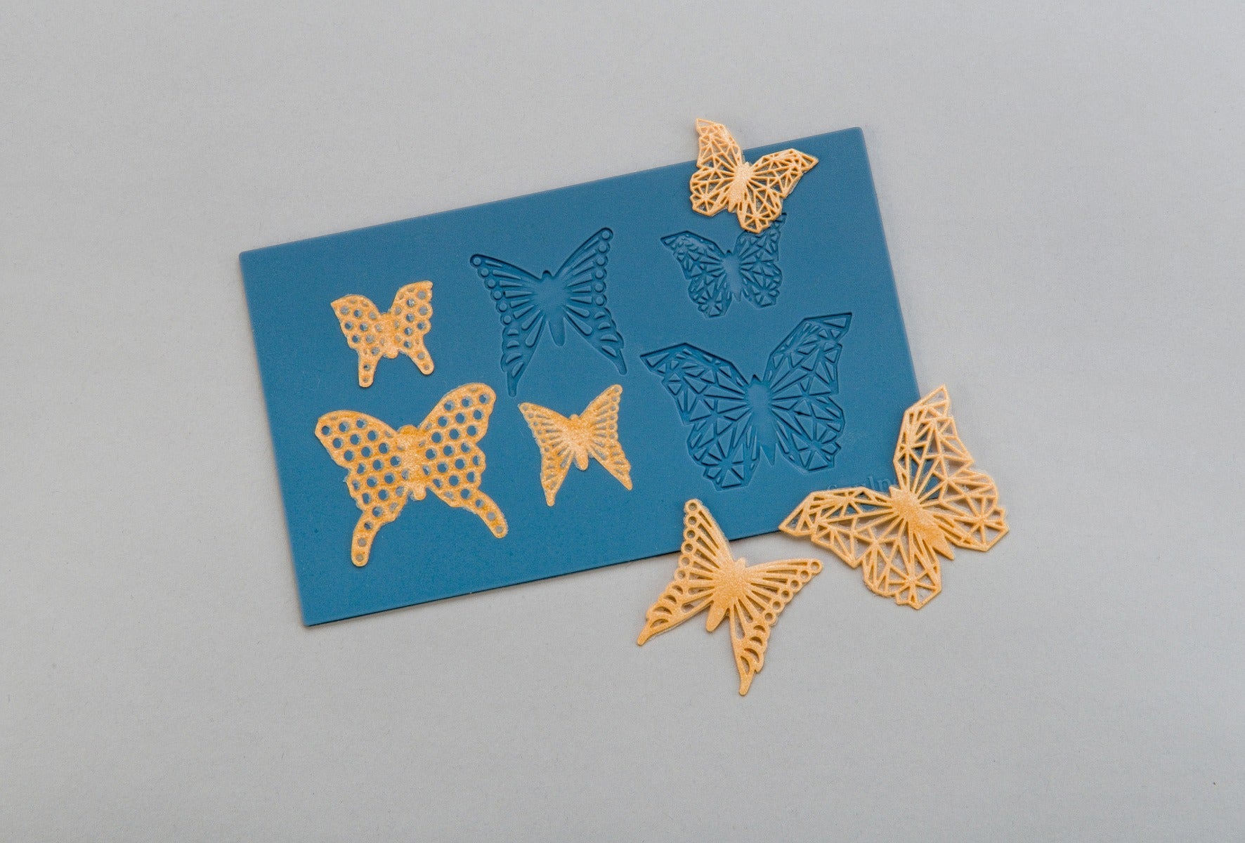 Butterfly Wings Silicone Mold 3 Sizes for Plaster Clay Polymer