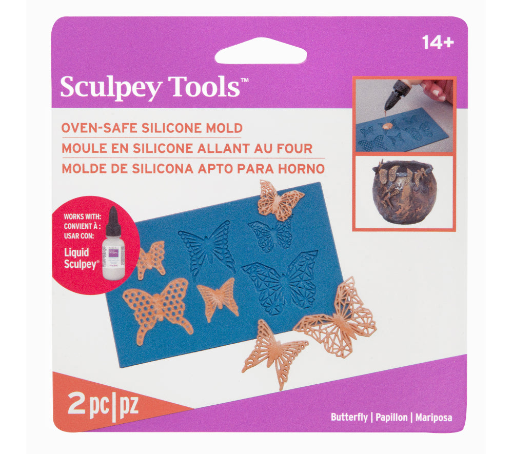 Sculpey Silicone Bakeable Mold – Geo Butterfly