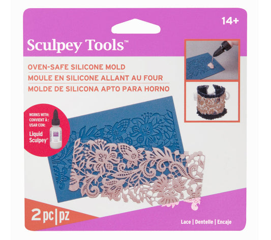 Sculpey Tools Flexible Oven Safe Silicone Boho Chic Mold, Great jewelry  making and all other types of crafts! Use with oven bake clay, Liquid  Sculpey