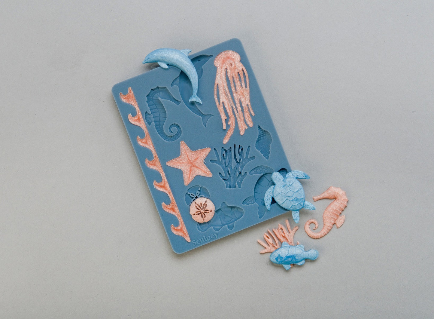 Sculpey Tools™ Oven-Safe Molds:  Sea Life
