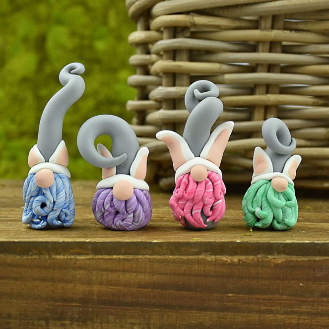Sculpey Soufflé™ and Sculpey III® Miniature Bunny Gnomes