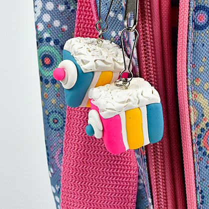 Sculpey III® Cake for Two Lanyard Charms