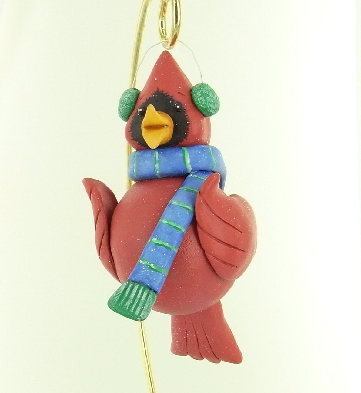 Sculpey Premo™ Winter Cardinal Gourd and Clay Ornament