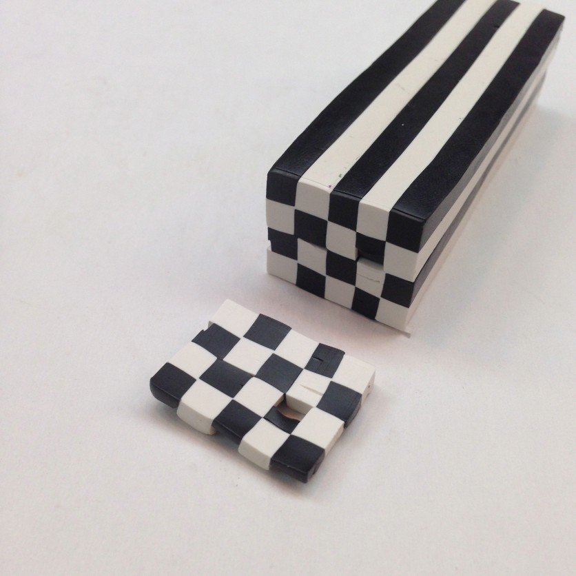 premo Sculpey Checkerboard Cane