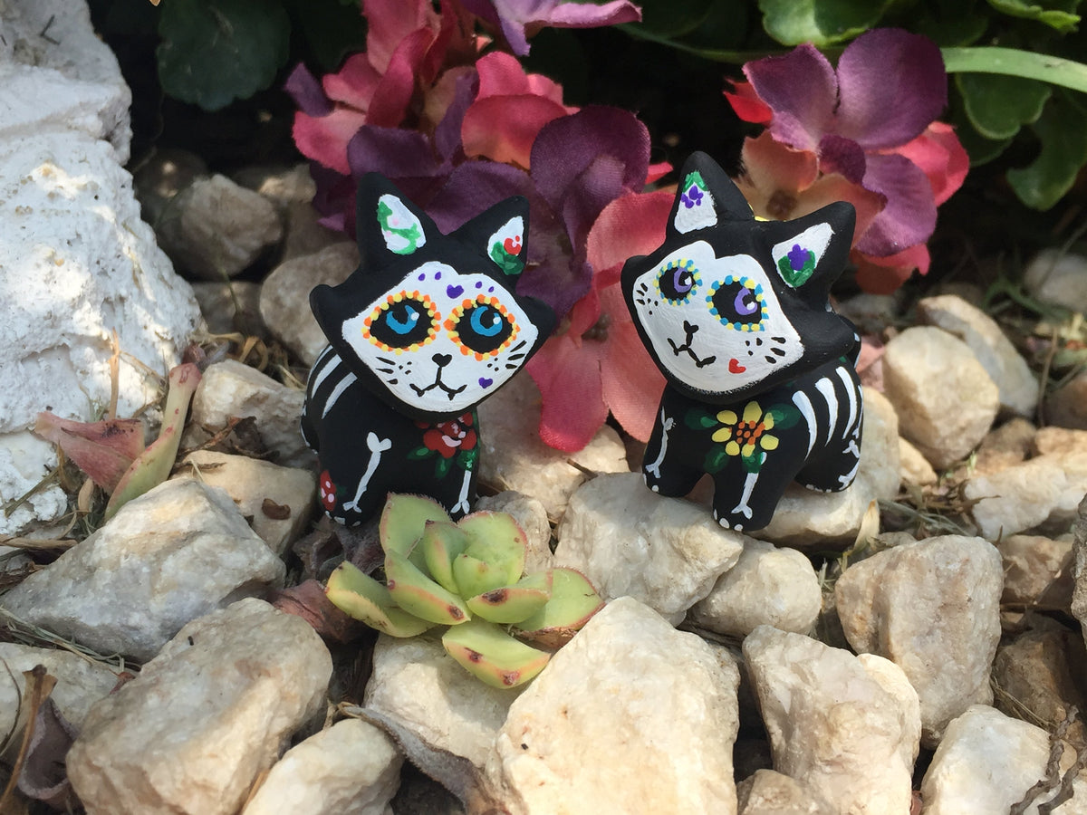 Sculpey III Day of the Dead Mini Cat