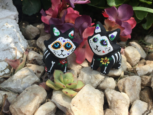 Sculpey III Day of the Dead Mini Cat
