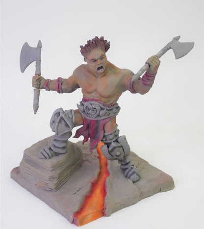 Warrior Sculpture made from Polymer Clay