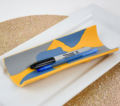 Sculpey Soufflé™ Ochre Sleek Pencil Tray