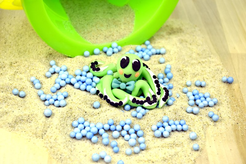 Sculpey Glow-in-the Dark Bendy Octopus