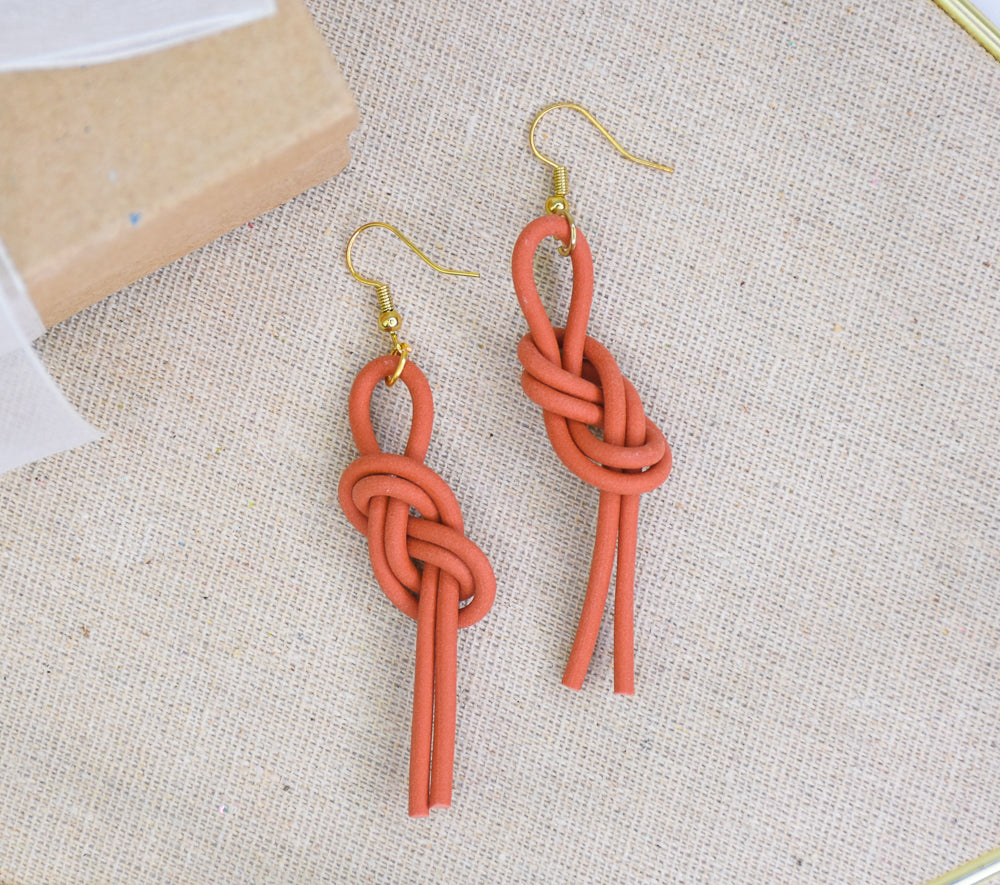 knotted earrings