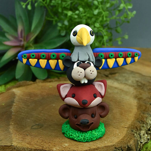 Sculpey III® - Colorful Animal Totem Pole