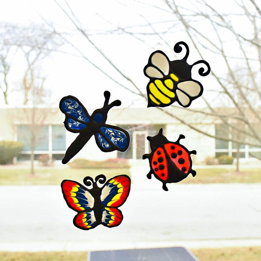 Liquid Sculpey® Colorful and Friendly Bug Window Clings