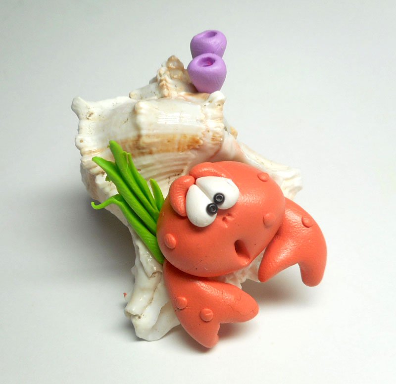 Sculpey® III Coral Crabby