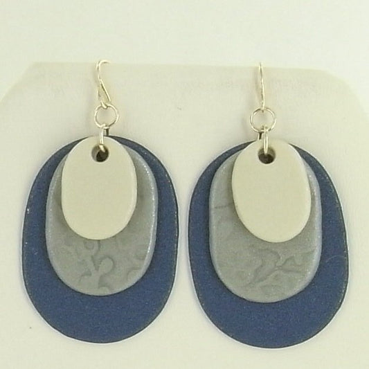 Sculpey® III Oval Layered Earrings