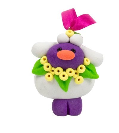 Sculpey III Little Lamb Easter Basket Hanger