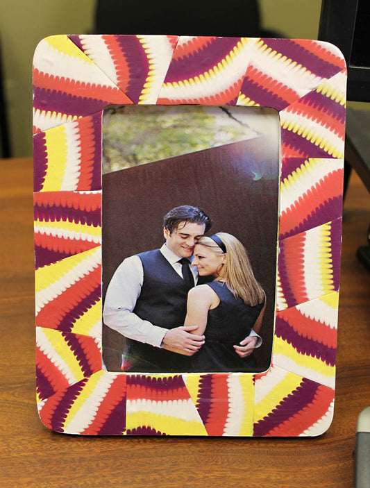 Sculpey Soufflé Bargello Covered Frame