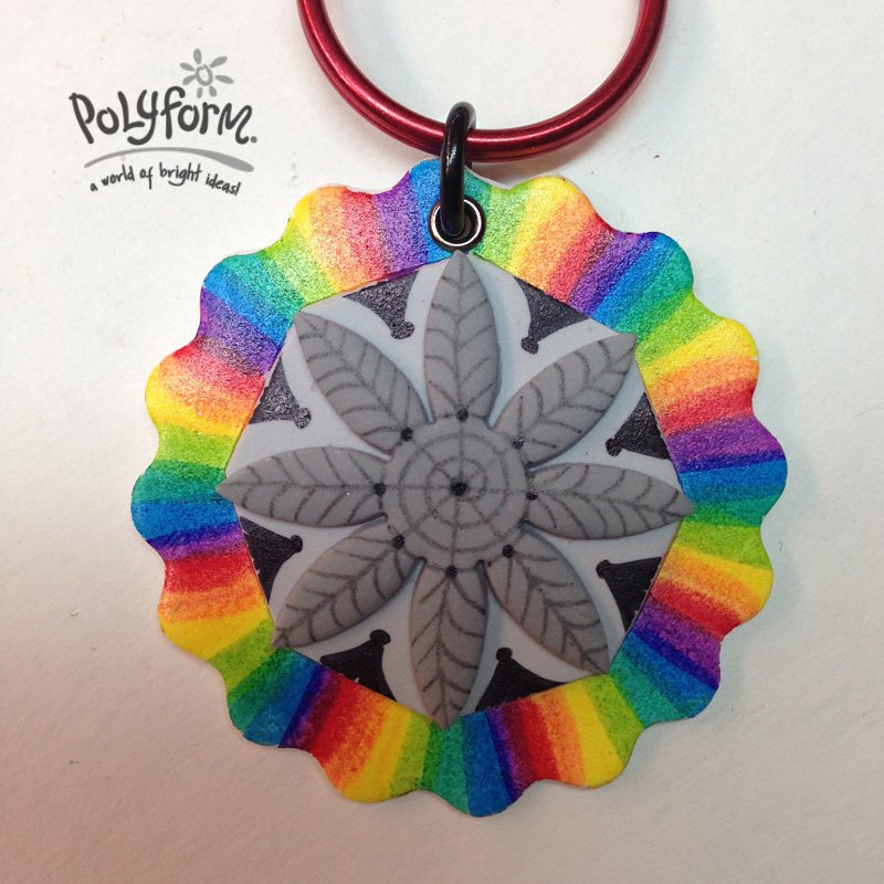 Sculpey Souffle and Chameleon Pen Key Fob