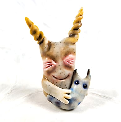Christie Friesen Ghoulie with horns