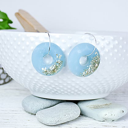 Liquid Sculpey® Glittering Cabochon Earrings